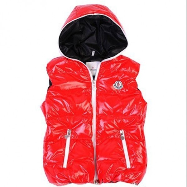 Moncler Donna Down gilet rosso uscita M31